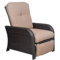 Hanover Strathmere Outdoor Recliner Tan