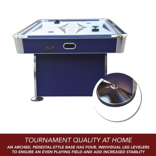 Hathaway Phantom II 7.5-ft Air Hockey Game Table Blue/White/Silver