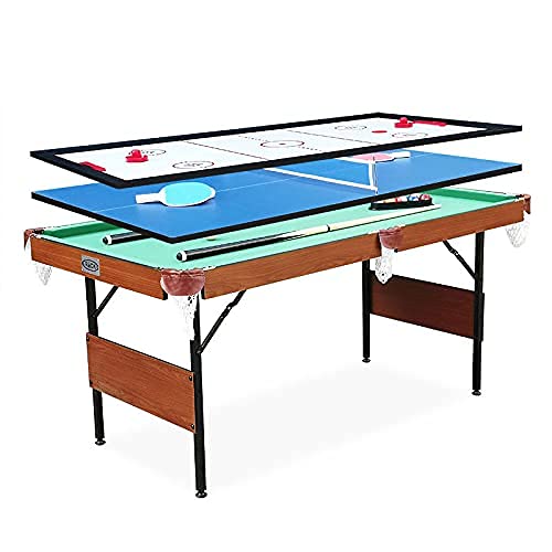 RACK Crucis 5.5-Foot Folding Billiard/Pool Table Green