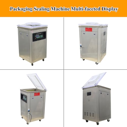 BEILOCKERY 110V 900W Digital Display Vacuum Packaging Machine Stainless Steel 15.7 inch Sealing Length