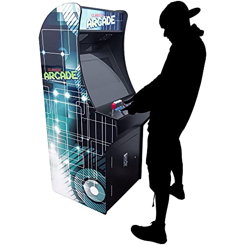 Creative Outdoor Distributor Full Size Arcade Machine 2 Player 750 Games 22" LCD 2 Sanwa Joysticks 2 Stools
