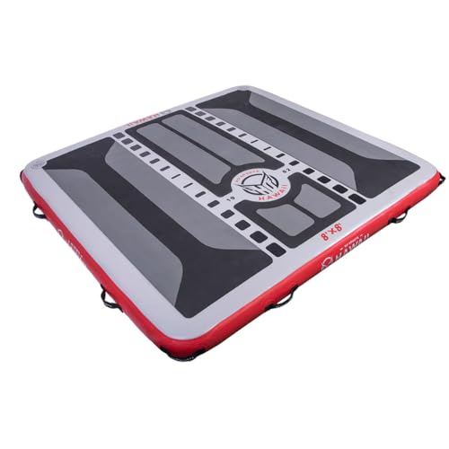HO Inflatable Dock 8Ft Grey/Red