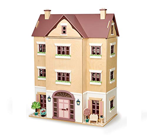 Tender Leaf Toys Fantail Hall Wooden Dollhouse Pink