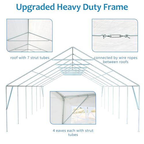 Thanaddo Heavy Duty Party Tent 20x40ft White