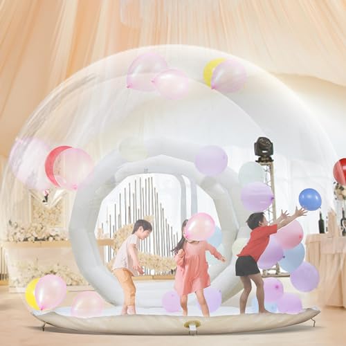Gaonala 13 FT Clear Inflatable Bubble House Dome with Tunnel and Air Blower