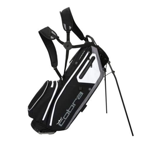 Cobra Golf 2022 Ultralight Pro + Stand Bag Black-White