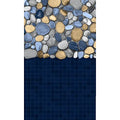 Blue Wave Heavy Gauge Canyon Overlap Pool Liner 30-FT Blue