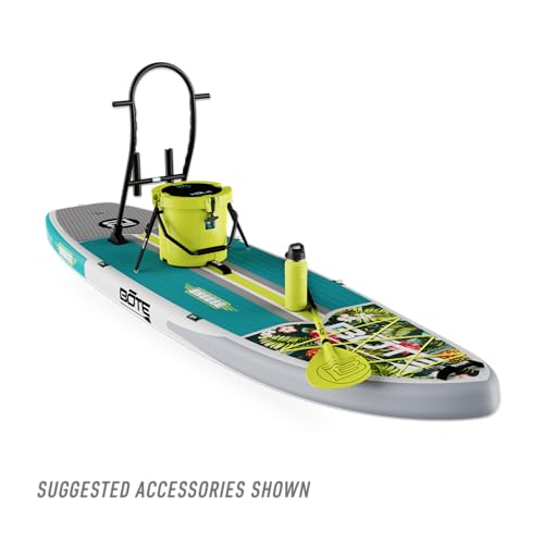 BOTE 11' FT 6" Breeze Aero Inflatable Stand Up Paddle Board Native Floral Cuda