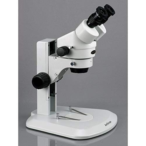 AmScope SM-1BRX 3.5X-45X Super Widefield Zoom Binocular Microscope White