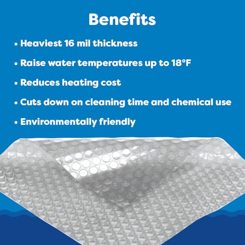 In The Swim Ultra Silver Rectangle Solar Pool Cover 24' x 40' 16 Mil