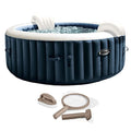 Intex PureSpa Plus Inflatable Hot Tub with Maintenance Kit Blue