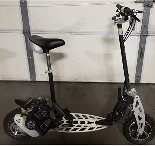 MotoTec Uberscoot 2X 50Cc Scooter with Mixture Container Black