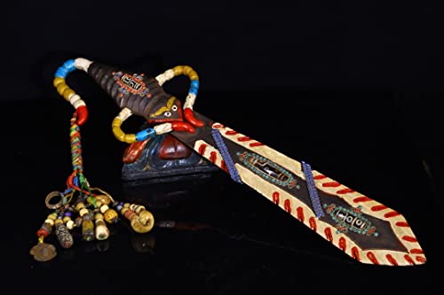 Generic Tibetan Temple Collection Dzi Beads Scorpion Sword Dorje Vajra Phurpa Magic Weapon
