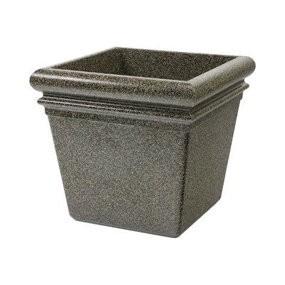 Commercial Zone StoneTec Series Square Planter Box Aspen