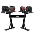 Yes4All Selectorized Dumbbell Set 55 Lbs Pair Black