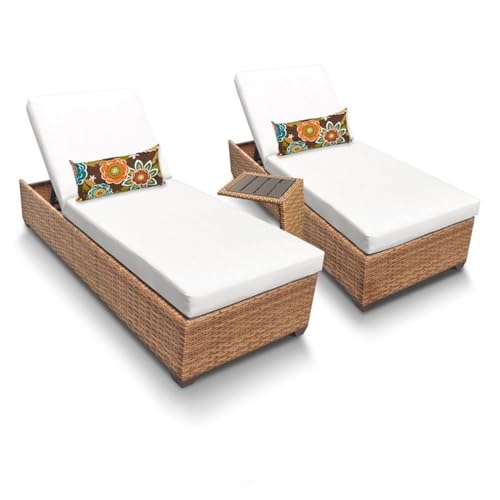 TK Classics Laguna Chaise Lounge Sail White