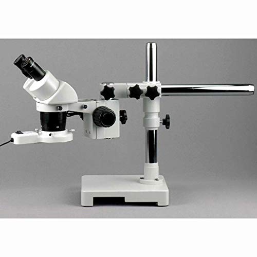 AmScope Binocular Stereo Microscope 10X/20X/40X Magnification White
