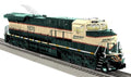 LIONEL TRAINS BNSF Legacy ES44AC Diesel Locomotive #5555 O Gauge Natural Color