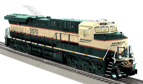 LIONEL TRAINS BNSF Legacy ES44AC Diesel Locomotive #5555 O Gauge Natural Color