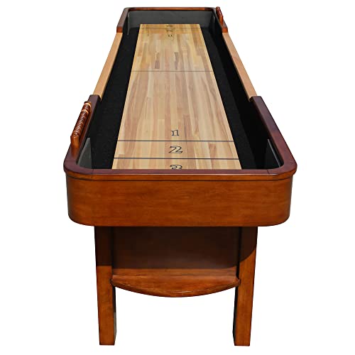 Hathaway 12-ft Shuffleboard Table Walnut