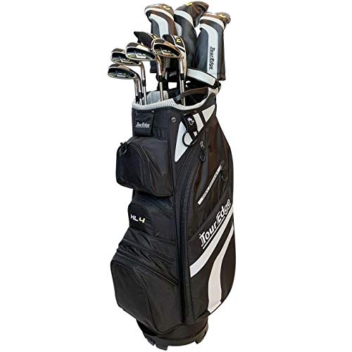 Tour Edge HL4 to-Go Men's Complete Golf Set Uniflex Steel RH Black/White