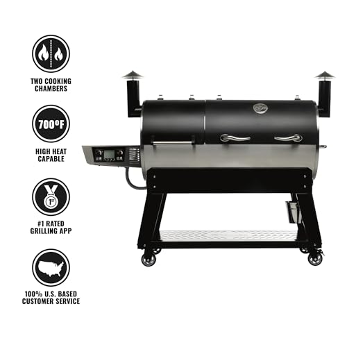 recteq DualFire 1200 Wood Pellet Smoker Grill Wi-Fi Electric