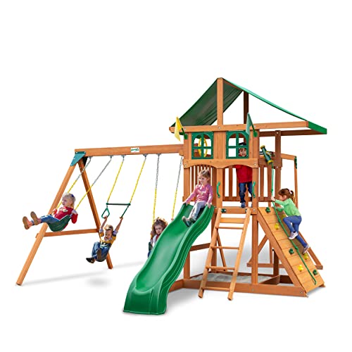 Gorilla Playsets Avalon Treehouse Wooden Swing Set Cedar
