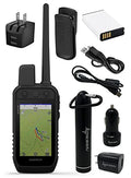Wearable4U Garmin Alpha 200 Handheld Dog Tracker with Power Pack Bundle