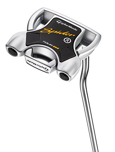 TaylorMade 2018 Spider Interactive Putter SuperStroke Double Bend Left Hand Yellow, White