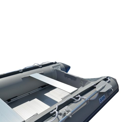 BRIS 12.5 ft Inflatable Fish Hunter Raft Boat Gray