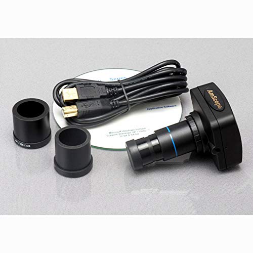 AmScope Digital Trinocular Gemology Stereo Zoom Microscope 3.5X-90X Magnification Clear
