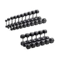 Bells of Steel Hex Dumbbells Set 5-50lb Rubber 10 Pairs