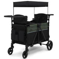 Delta Children Jeep Aries Stroller Wagon Convertible Seats Black/Green