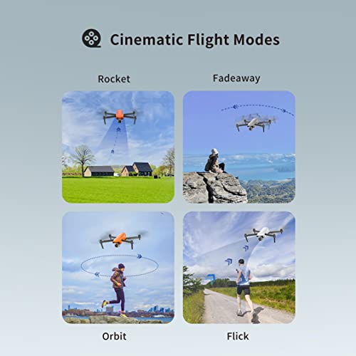 Autel Robotics EVO Lite+ Drone 6K Camera 40 Min Flight Orange