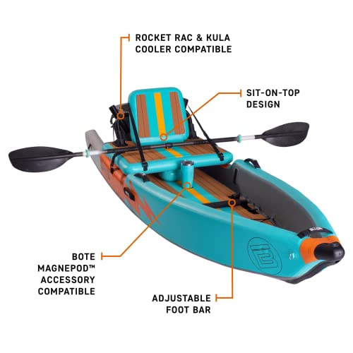 BOTE Deus Aero Inflatable MagnePod Compatible Kayak Native Aqua