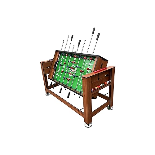 KICK Dyad 55" 2-in-1 Multi Game Table Brown