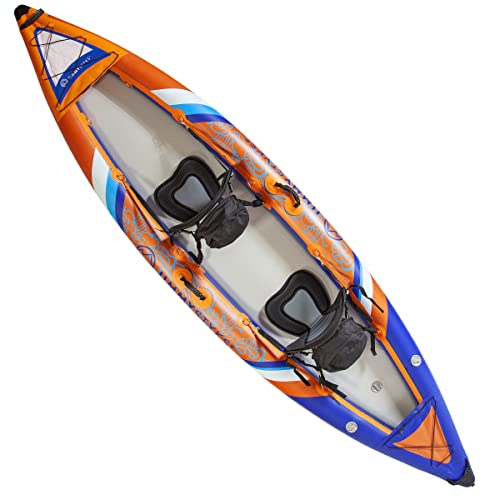 Jimmy Styks Nomad II 2-Person Hybrid Kayak Orange/Blue