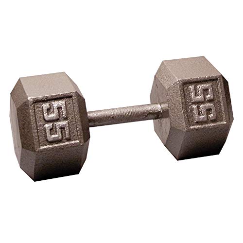 Body-Solid Hex Dumbbells Black