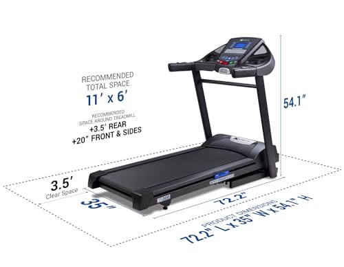 XTERRA Fitness TR300 Folding Treadmill Black
