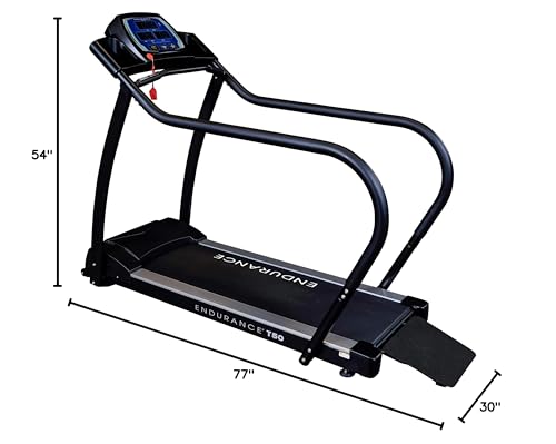Body-Solid T50 Endurance Cardio Walking Treadmill Adjustable Speed New