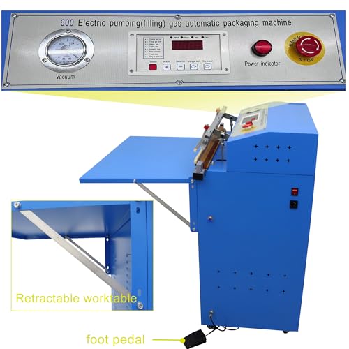 HQHAOTWU Commercial Vacuum Sealer Outside Pumping 23.6inch Blue