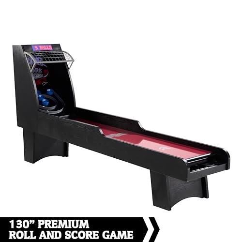 Hall of Games 130 Inch Premium Roll and Score Game Burgundy/Black