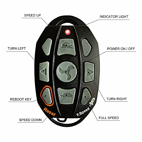PARKHO HASWING Electric Trolling Motor 24V 80LB 60 Inch Black w/ Remote + Quick Release + Foot Control