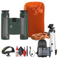 SWAROVSKI OPTIK 10x25 CL Pocket Binoculars Mountain Accessory Bundle