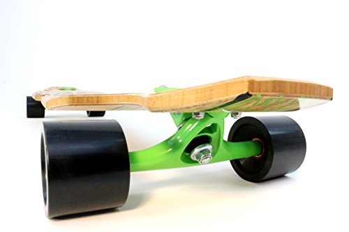 Inspiration Longboards Bamboo Composite "KARMA" Complete with Paris Trucks and Divine Wheels Black and Teal
