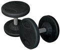 York Barbell Rubber Pro Style Dumbbell Set 10-125 lbs