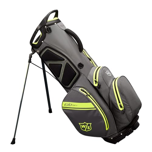 Wilson WS EXO Dry Stand Bag Anthracite/Lemon/Silver
