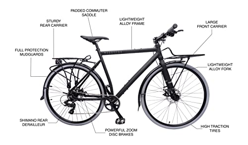 Muddy Fox Gridlock Urban Bike Black