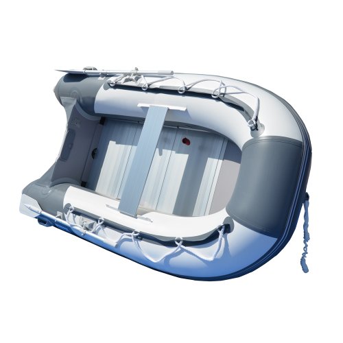 BRIS 8.2 ft Inflatable Boat Gray with White