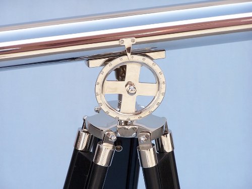 Handcrafted Model Ships Floor Standing Chrome Griffith Astro Telescope 64